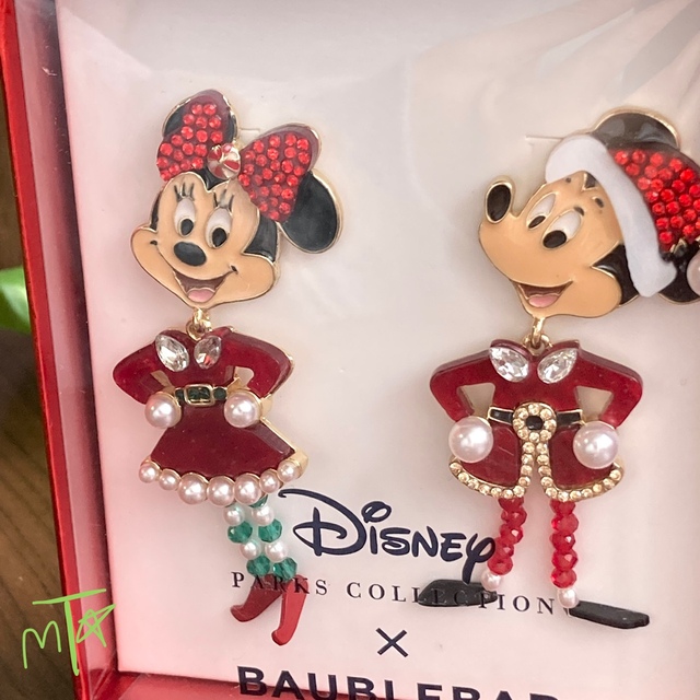 廃盤☆ Baublebar バウブルバー WDW クリスマス ピアス ミッキー