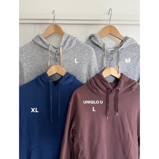 UNIQLO(ユニクロ)のUNIQLO / UNIQLO U パーカー 4点 まとめ売り メンズのトップス(パーカー)の商品写真