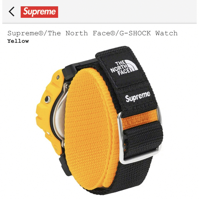 Supreme The North Face G-Shock Watch