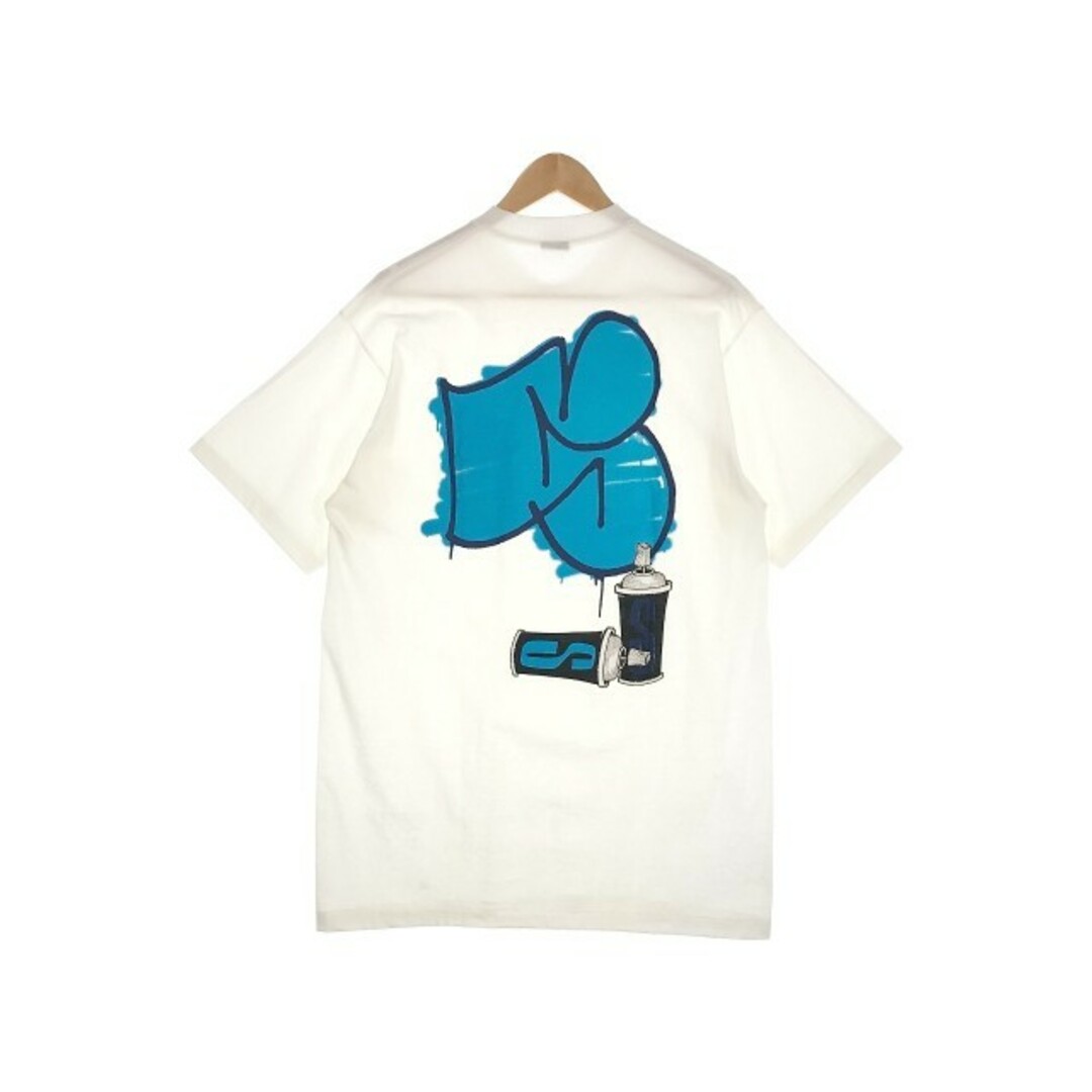 STUSSY(ステューシー)のステューシー スプレー缶 グラフィック両面プリント Tシャツ Size L メンズのトップス(Tシャツ/カットソー(七分/長袖))の商品写真