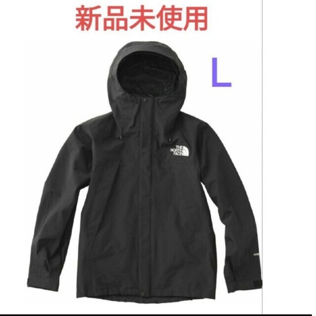 THE NORTH FACE(ザノースフェイス)のTHE NORTH FACE マウンテンジャケットブラック　Lサイズ メンズのジャケット/アウター(ナイロンジャケット)の商品写真