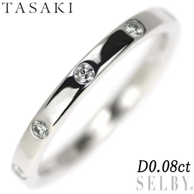 TASAKI(タサキ)の田崎真珠 K18WG ダイヤモンド リング 0.08ct レディースのアクセサリー(リング(指輪))の商品写真