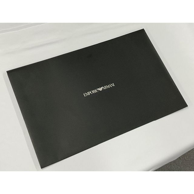 Emporio Armani(エンポリオアルマーニ)のエンポリオ アルマーニ　マフラー11　ワインレッド　専用ケース付き　新品 タグ付 メンズのファッション小物(マフラー)の商品写真