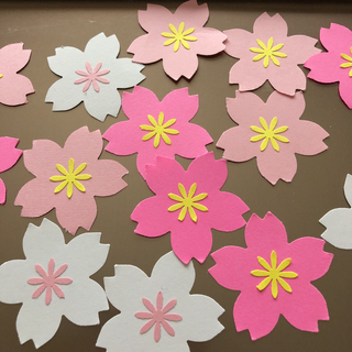 壁面飾り 桜 クラフトパンチ(その他)