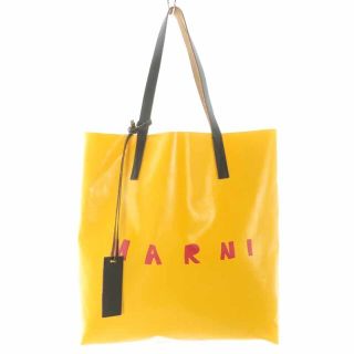 マルニ(Marni)のMARNI マルニロゴ イエロー TRIBECAショッピングバッグ トートバッグ(トートバッグ)