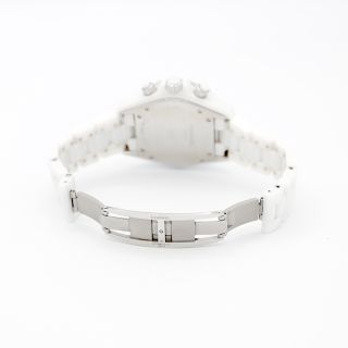 CHANEL シャネル J12 クロノグラフ 41mm デイト 9Pダイヤモンド バケット ダイヤベゼル ダイヤブレス 黒 ブラック CE セラミック SS ステンレス アフターダイヤモンド メンズ 自動巻き 【6ヶ月保証】【腕時計】