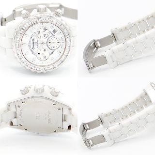 CHANEL シャネル J12 41mm クロノグラフ H2009 デイト 純正 ...