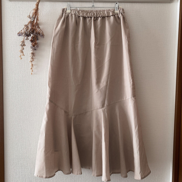 エステルイレヘムマーメイドスカート レディースのスカート(ロングスカート)の商品写真