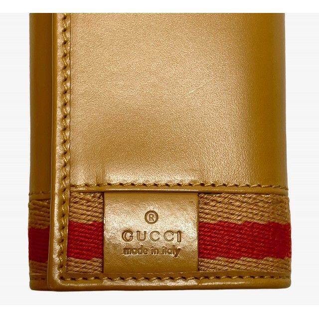 Gucci - 未使用 グッチ キーケース メンズ レディース レザー ブラウン