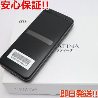 キョウセラ(京セラ)の新品 KYF39 GRATINA ブラック（墨） (携帯電話本体)