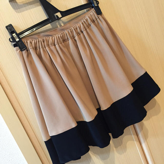 one*way(ワンウェイ)の【美品】one way♡スカート 黒 茶 レディースのスカート(ミニスカート)の商品写真