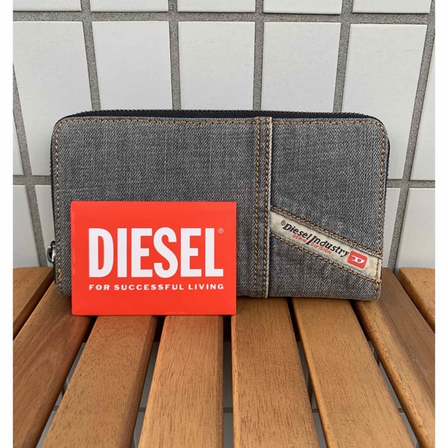 日本に ディーゼル 財布 デニム DIESEL 長財布 デニム(P2247)