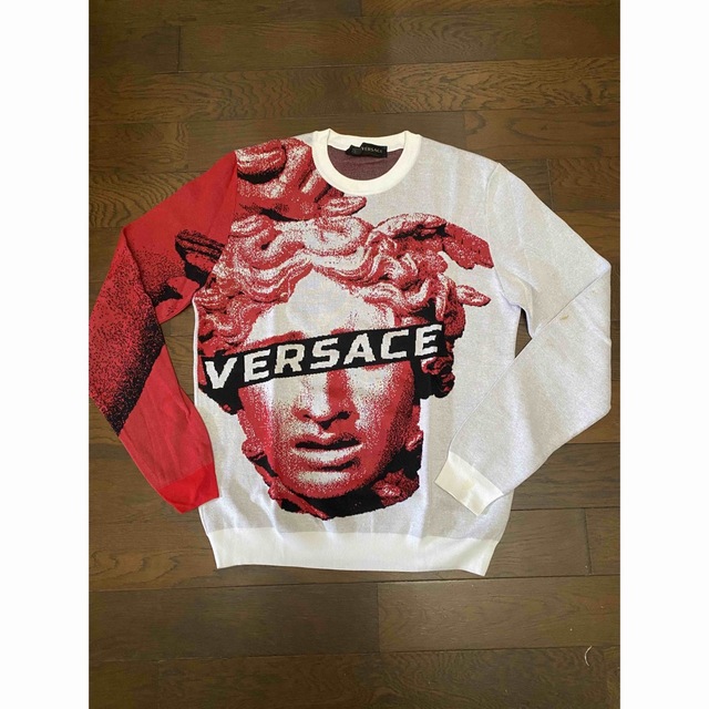 VERSACE メデューサ柄 ロゴニットセーター 46 バロッコ