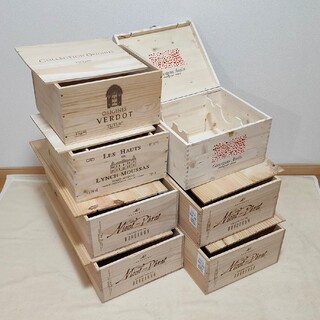 ﾜｲﾝ木箱　木箱いっぱい福袋　No873(小物入れ)