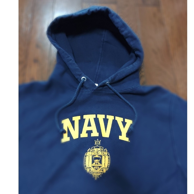 Champion　NAVY リバースウィーブ　パーカー　M　ネイビー