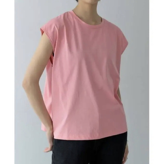 袖なし トップス Tシャツ 無地 ピンク ユニクロ GU 風 シンプル