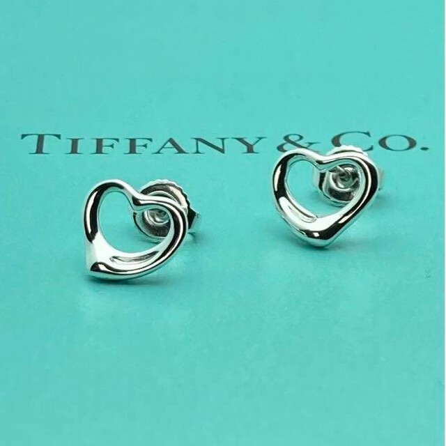 Tiffany&Co. ティファニー オープンハート ピアス 925 - www
