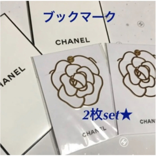 CHANEL - 【CHANEL】2枚/シャネル ブックマーク★☆カメリア型
