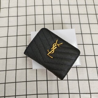 イヴサンローランボーテ(Yves Saint Laurent Beaute)のお勧め❣個性的⭕️サンローラン⭕️財布　✅美品　ブラック(コインケース/小銭入れ)