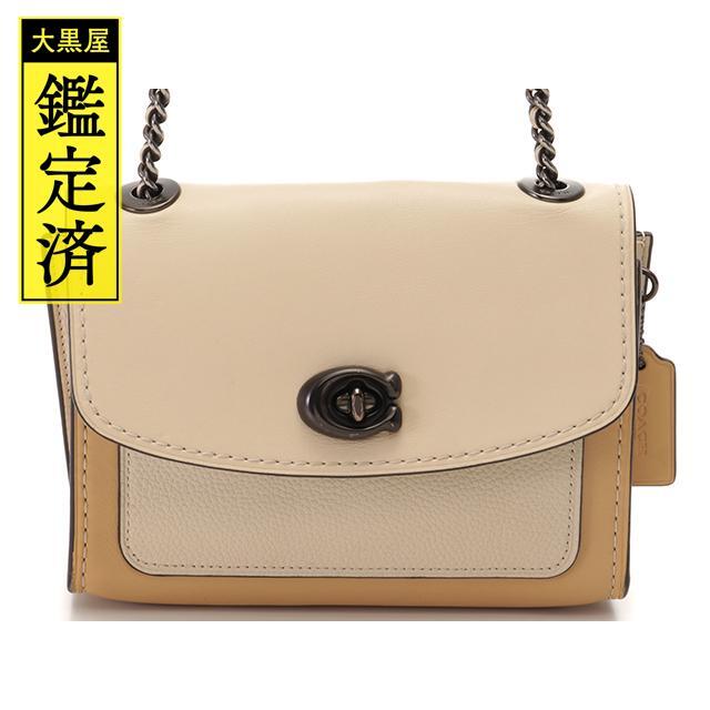 COACH - COACH ショルダーバッグ パーカー 69607 レザー ベージュ