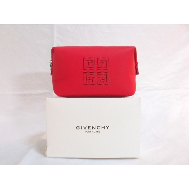 GIVENCHY(ジバンシィ)の新品未使用/箱付き GIVENCHY ジバンシー ポーチ ノベルティ レッド レディースのファッション小物(ポーチ)の商品写真