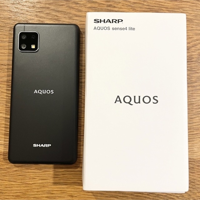 【新品/未使用/未開封】AQUOS sense4 lite ブラック 本体