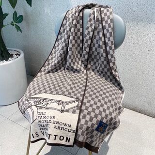 LOUIS VUITTON - Louis Vuitton★秋冬を先取り！プティ ダミエ マフラー