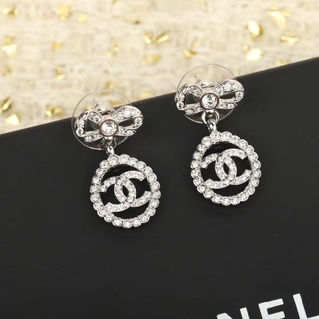 CHANEL シャネル ピアス シルバー