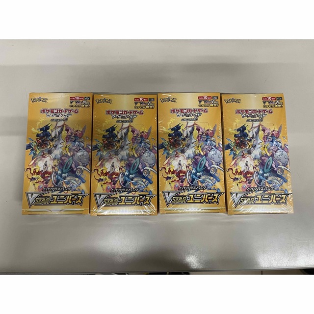 ポケモンカード vstarユニバース 4box シュリンク付き 激安価格 www