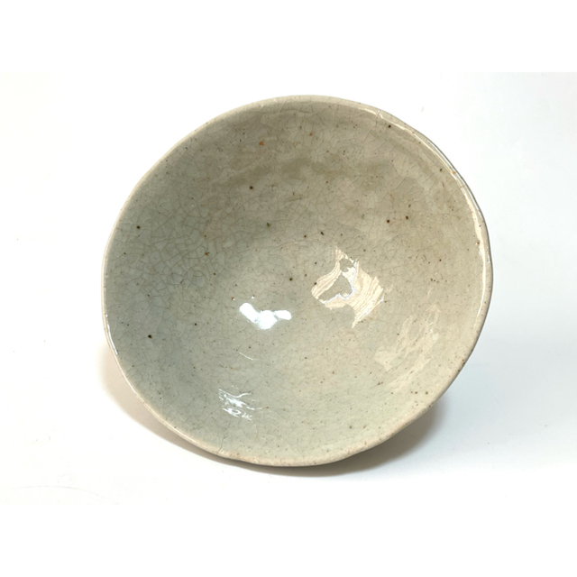 骨董 大田垣蓮月 茶碗 和歌 白楽 楽焼 抹茶碗 箱なし