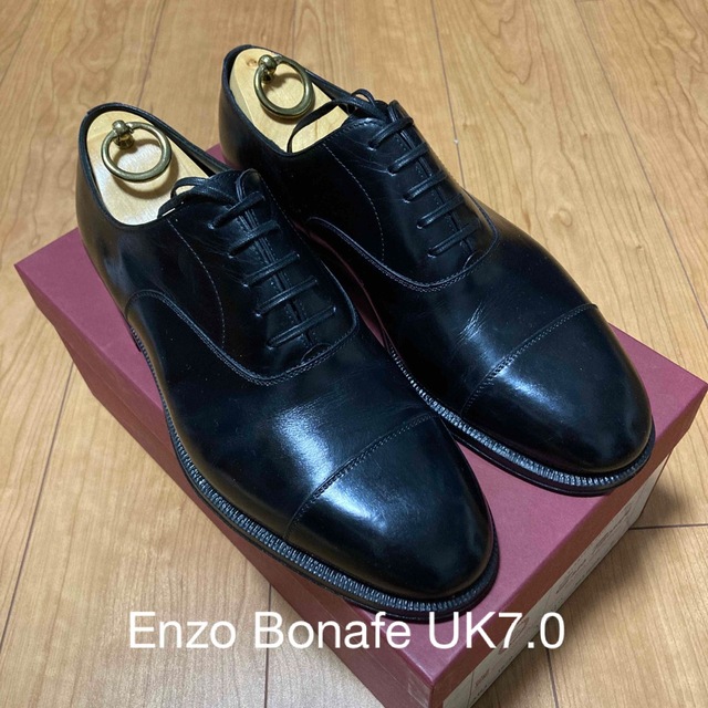 Enzo Bonafe 新品未使用 UK7.0 ストレートチップ