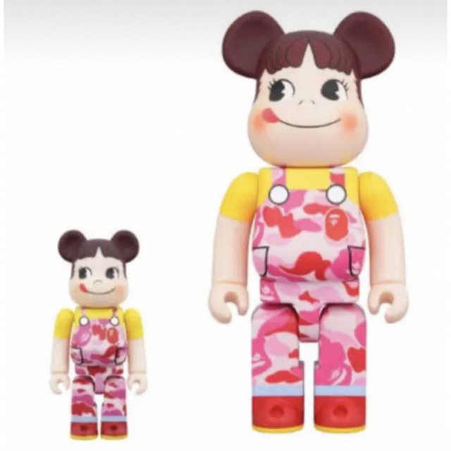 BE＠RBRICK  BAPE(R) ペコちゃん 100% & 400% ピンクエンタメ/ホビー