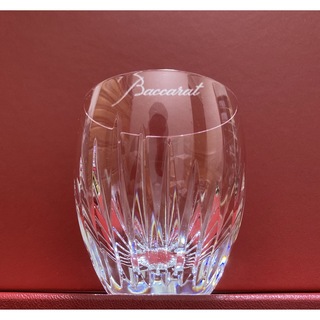 バカラ(Baccarat)の美品バカラクリスタル　マッセナ・ロックグラス(グラス/カップ)