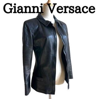 ジャンニヴェルサーチ(Gianni Versace)のGIANNI VERSACE ジャンニヴェルサーチ ライダース レザージャケット(その他)