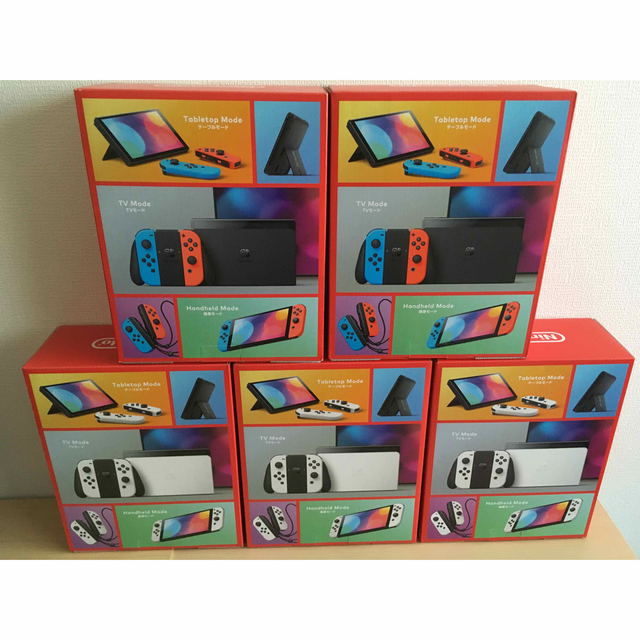 Nintendo Switch - Nintendo Switch（有機ELモデル)新品 5台セット ...