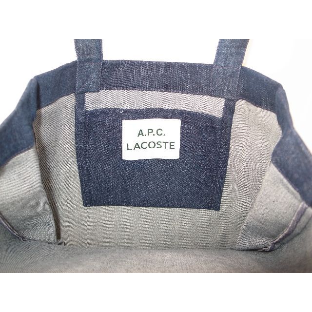 A.P.C(アーペーセー)のapc × Lacoste ラコステ tote bag トートバッグ メンズのバッグ(トートバッグ)の商品写真