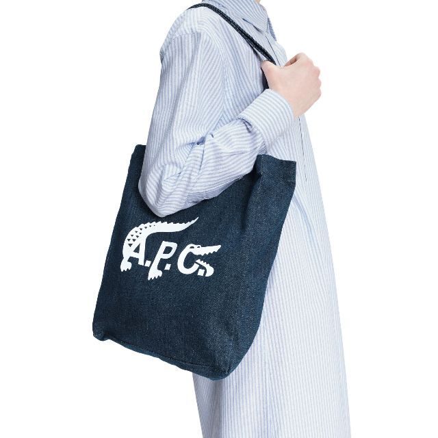 A.P.C(アーペーセー)のapc × Lacoste ラコステ tote bag トートバッグ メンズのバッグ(トートバッグ)の商品写真