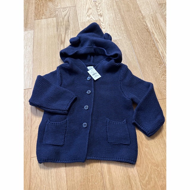 babyGAP(ベビーギャップ)のbaby gap くまカーディガン キッズ/ベビー/マタニティのベビー服(~85cm)(カーディガン/ボレロ)の商品写真