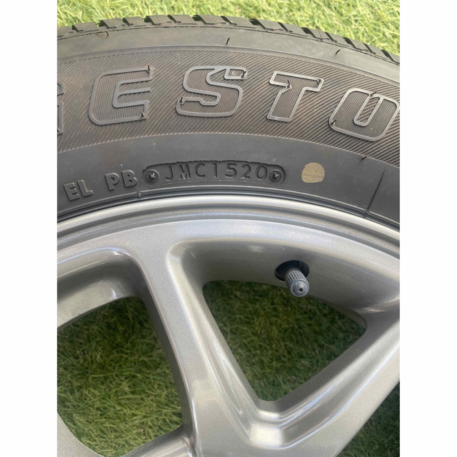 BRIDGESTONE(ブリヂストン)のJB64  ジムニー 純正 ホイールタイヤ XCスペアタイヤ付 5本セット 自動車/バイクの自動車(タイヤ・ホイールセット)の商品写真