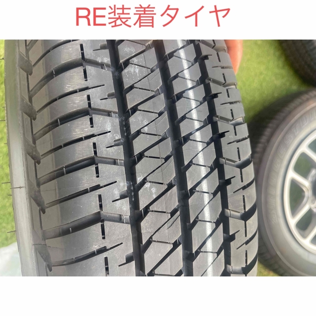 BRIDGESTONE(ブリヂストン)のJB64  ジムニー 純正 ホイールタイヤ XCスペアタイヤ付 5本セット 自動車/バイクの自動車(タイヤ・ホイールセット)の商品写真