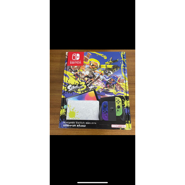 Nintendo Switch(ニンテンドースイッチ)のNintendo Switch 有機el スプラトゥーン3エディション エンタメ/ホビーのゲームソフト/ゲーム機本体(家庭用ゲーム機本体)の商品写真