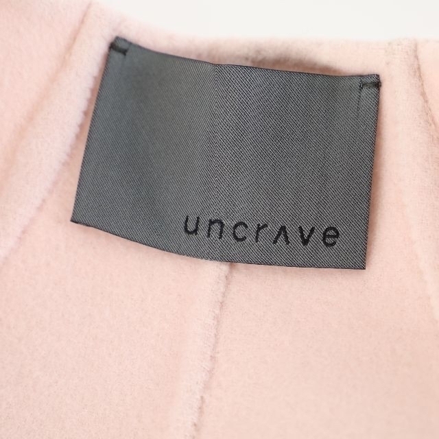 新品 uncrave ライトリバーロングコート 2 アンクレイヴ ピンクの