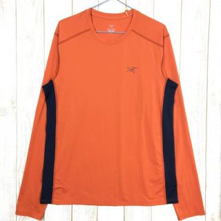 アークテリクス(ARC'TERYX)のMENs M  アークテリクス イーサー クルー ロングスリーブ Ether Crew Long Sleeve Tシャツ ロンT ARCTERYX 12528 オレンジ系(その他)