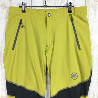 マムート(Mammut)のMENs 50  マムート パラドイ パンツ Pordoi Pants ソフトシェル パンツ MAMMUT 1020-08990 イエロー系(その他)