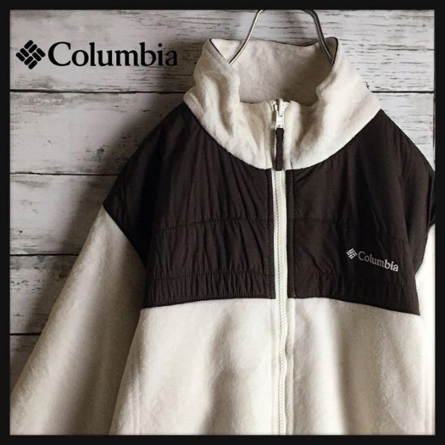 Columbia(コロンビア)の【人気定番】コロンビア☆刺繍ロゴ入りジップジャケット　ビッグサイズ　1177 レディースのジャケット/アウター(ブルゾン)の商品写真