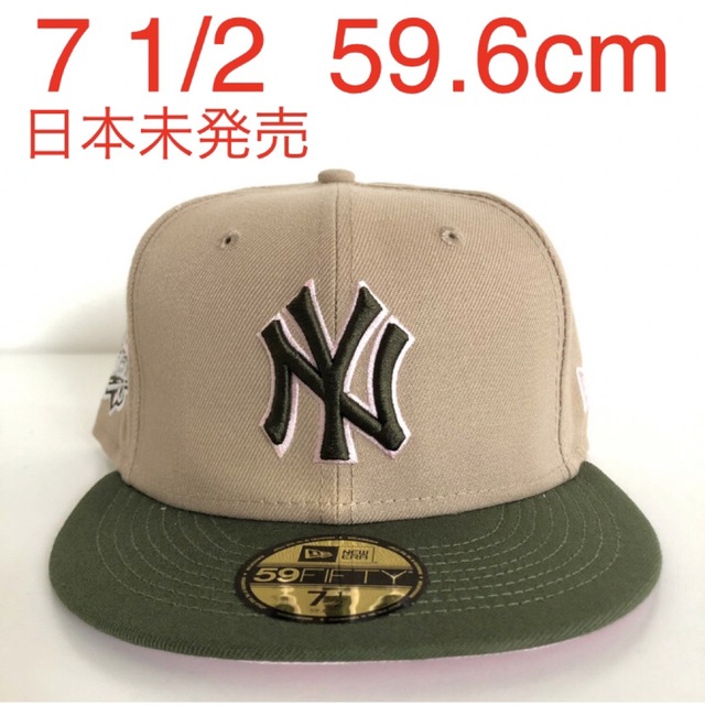 New Era Cap 1/2 ツバ裏ピンク ニューエラ ヤンキース キャップ