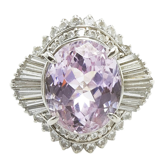 絶品】 プラチナ Pt900 美品 リング 【1-0081934】 0.46ct ダイヤ 9.45