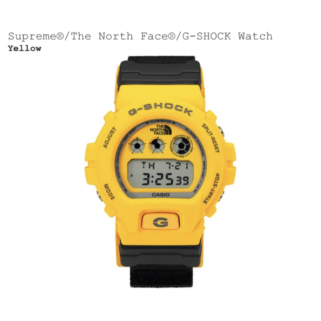 Supreme The North Face G-SHOCK  yellow