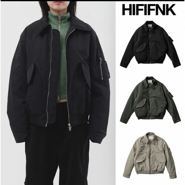 hififnk fec bomber jacket ma-1 フライトジャケット