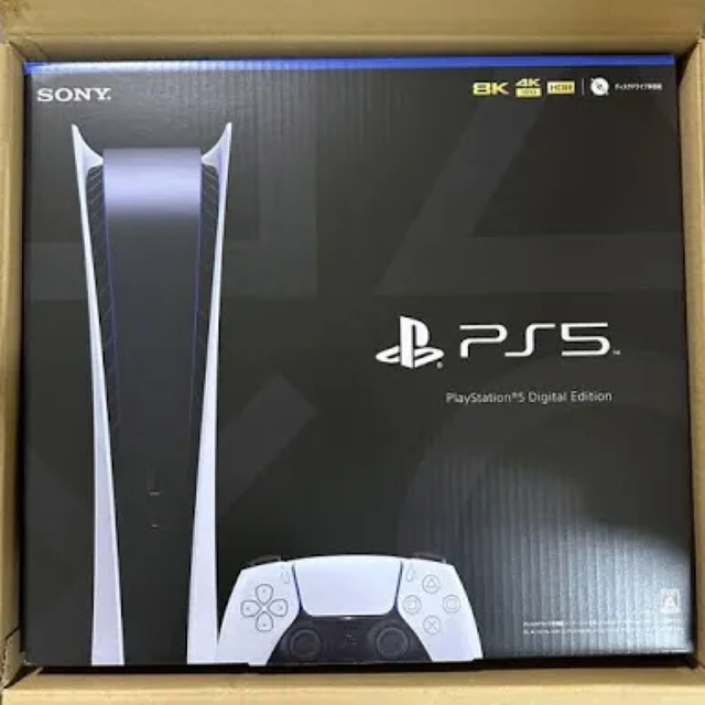 PS5 デジタルエディション CFI-1200B01  エンタメ/ホビーのゲームソフト/ゲーム機本体(家庭用ゲーム機本体)の商品写真